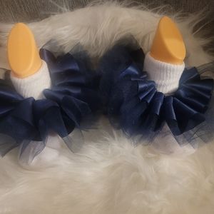 Ruffle socks (detachable anklets(